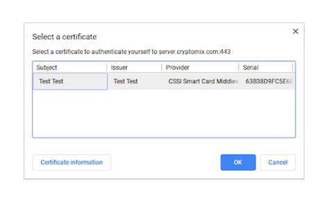 smart card middleware chrome|DriveLock Smart Card Middleware (CSSI) .